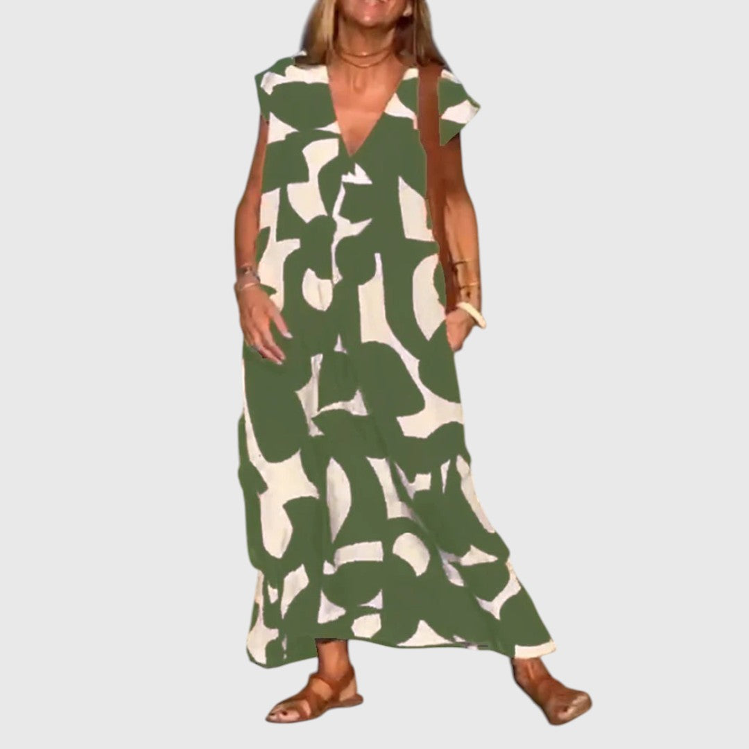 Clytemnestraara - Maxi Sukienka Print
