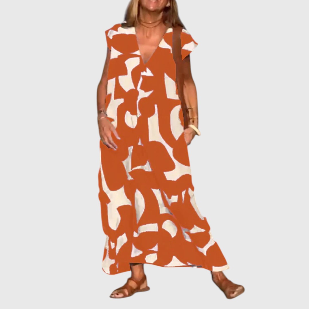 Clytemnestraara - Maxi Sukienka Print