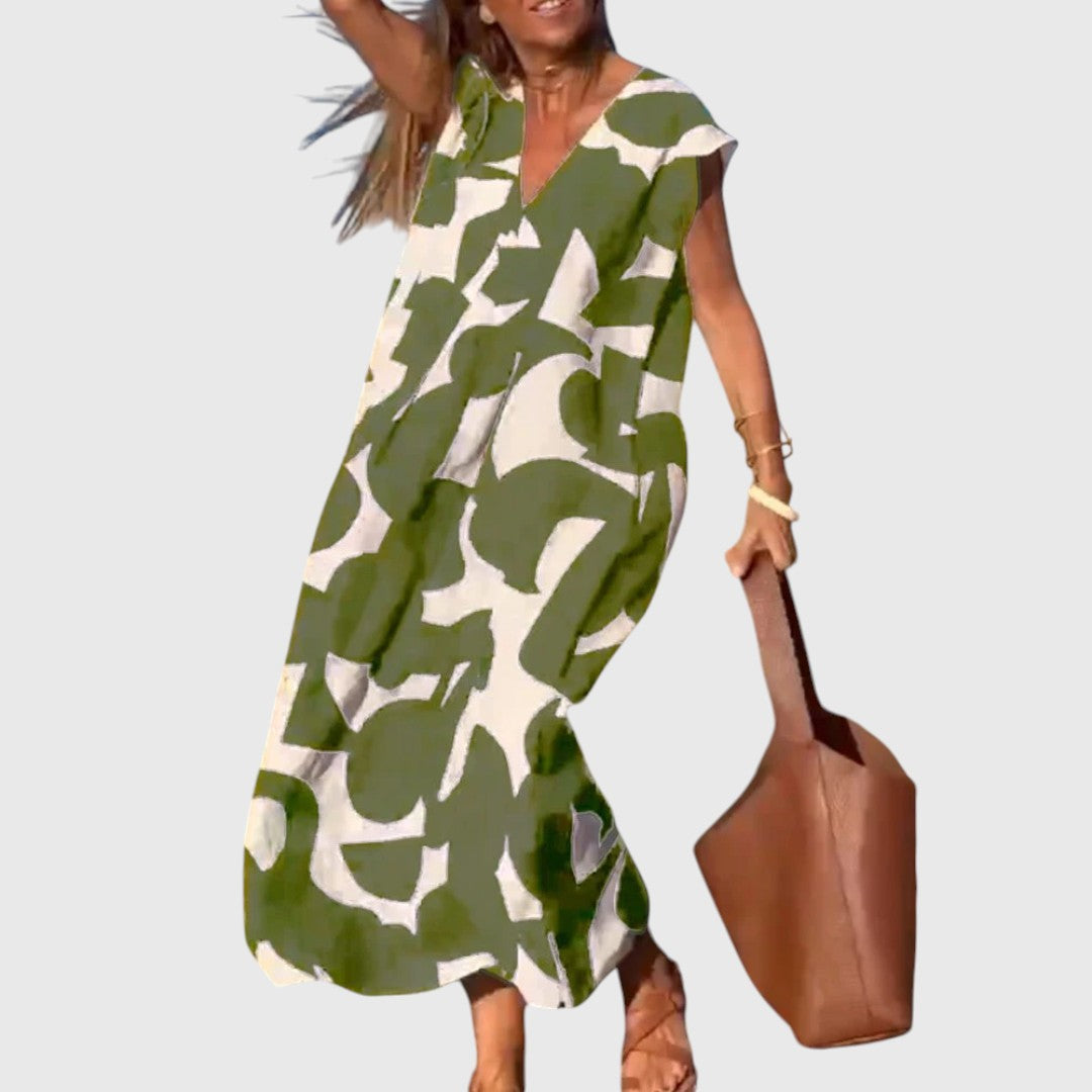 Clytemnestraara - Maxi Sukienka Print