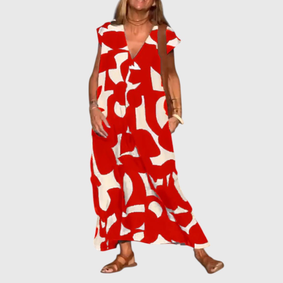 Clytemnestraara - Maxi Sukienka Print