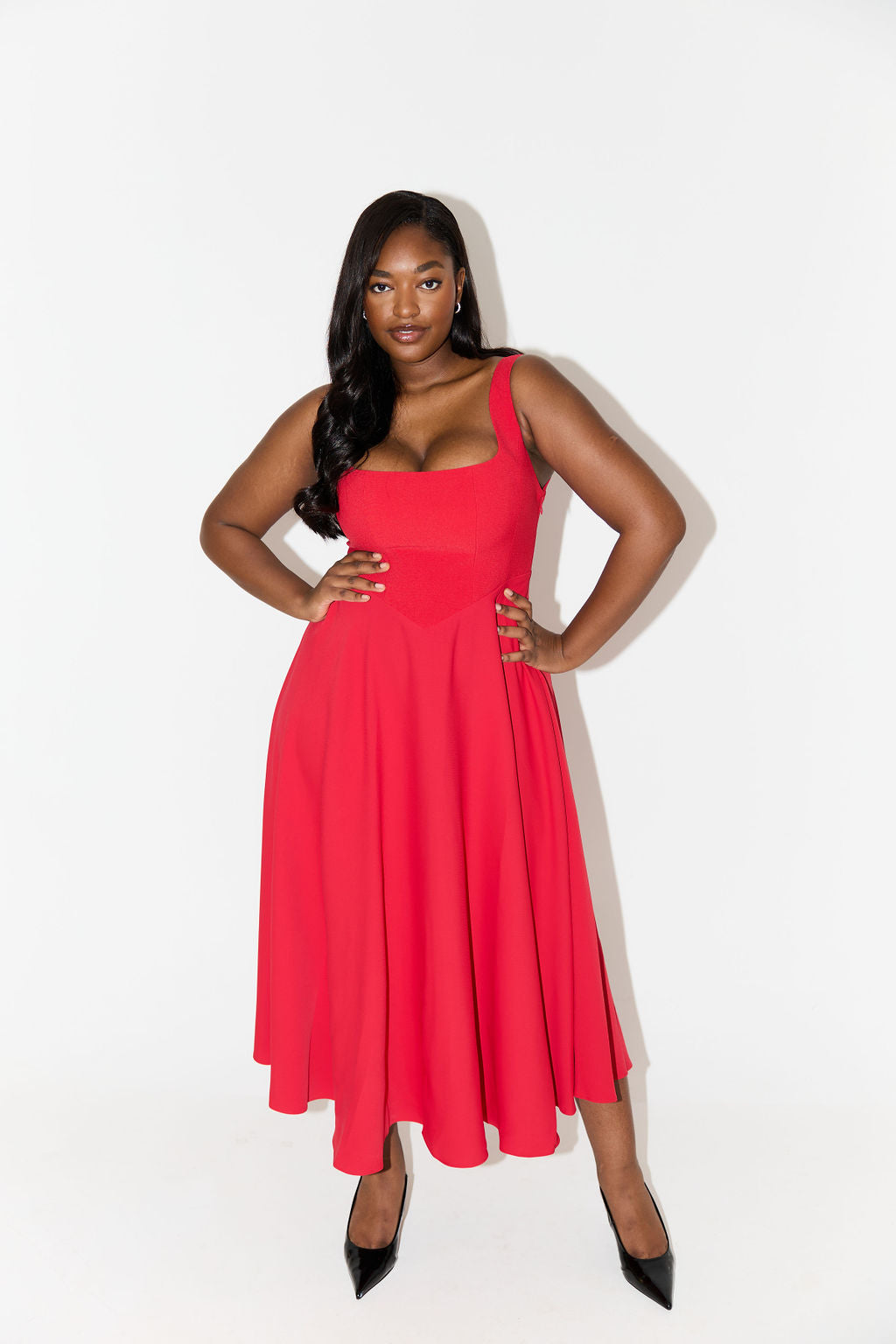 Amelia™ | Elegancka Midi Sukienka
