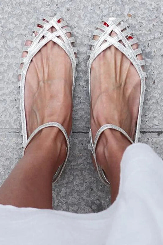 GIADA| Elegancka Balerina z Paskiem