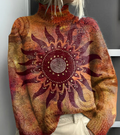 Delfina™ | Kolorowy Golfowy Sweter