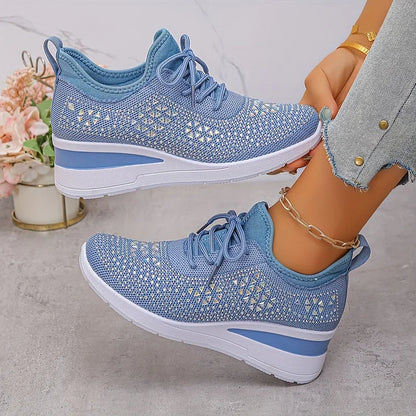Romee | Stylowe Sneakersy z Cyrkoniami