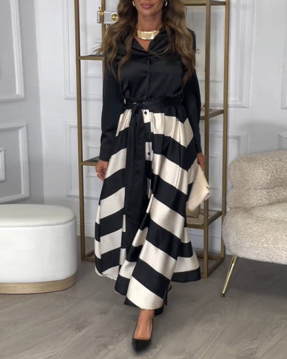Sophie - Elegancka Sukienka Paskowa