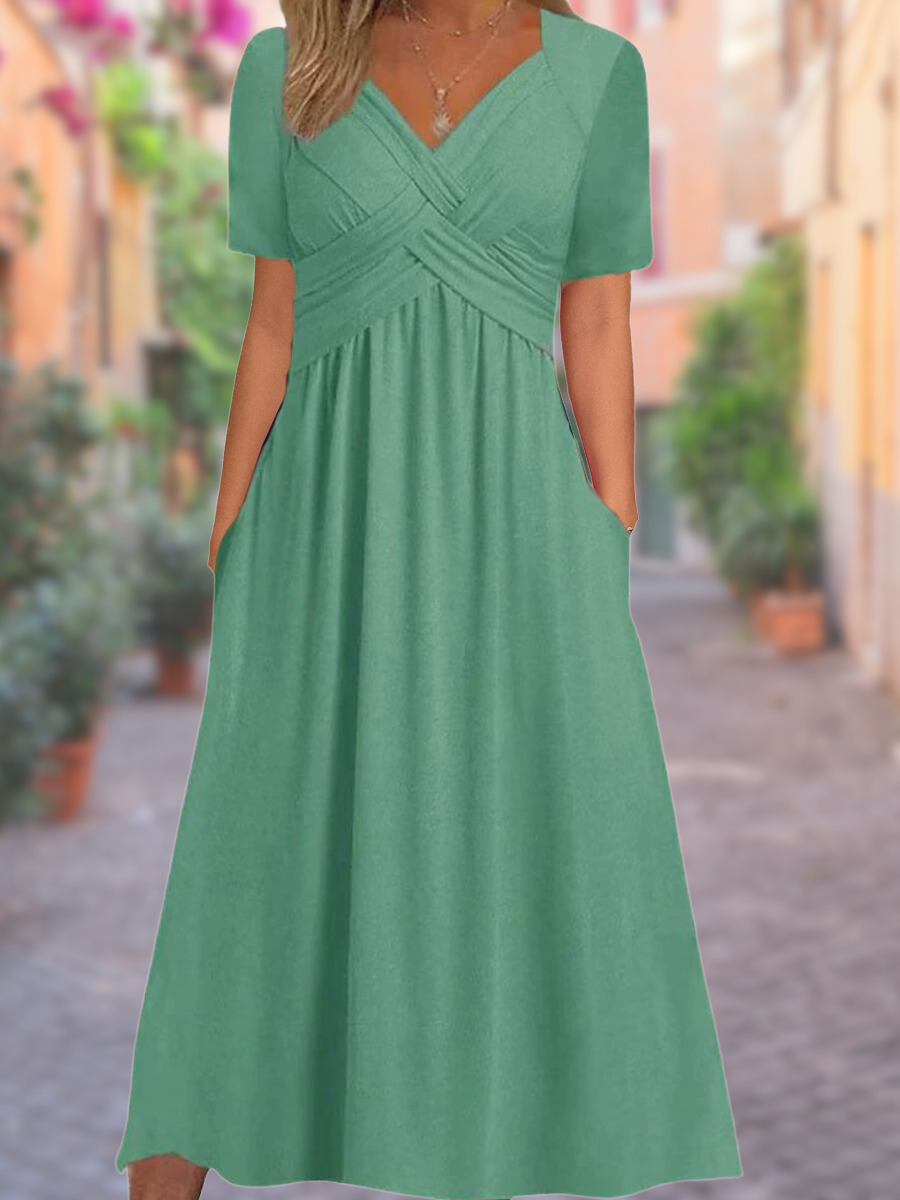 Sunniva – Sukienka Wrap Midi