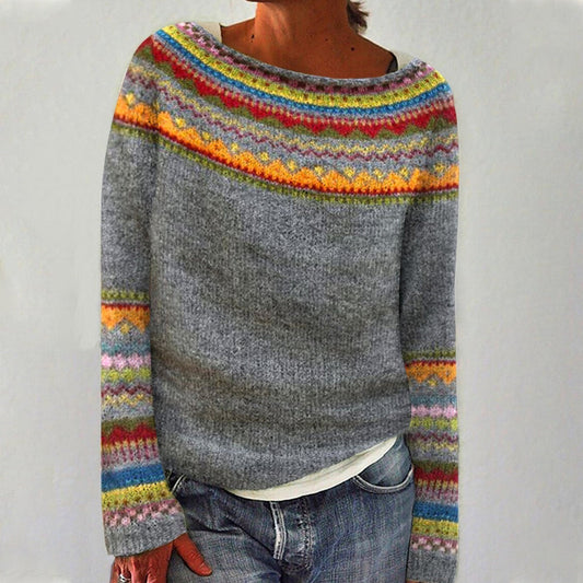 Amanda Retro Wełniany Sweter
