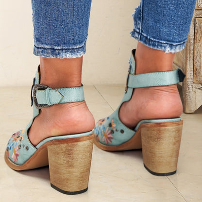 Rosine | Kwiatowe Botki Retro
