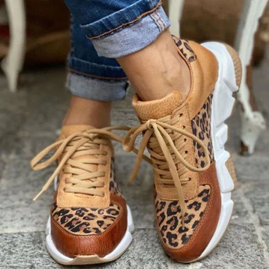 Crizzy | Stylowe Cętki Sneakersy