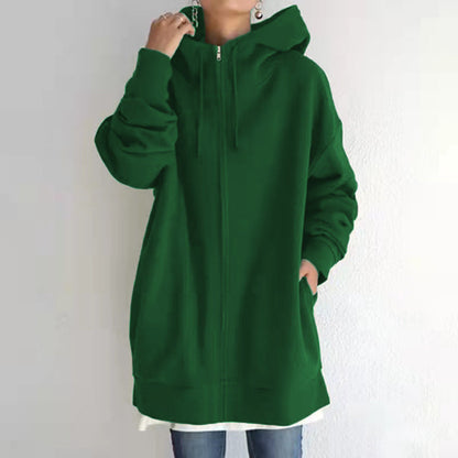 Kobiecy Fuzzy Sportowy Hoodie