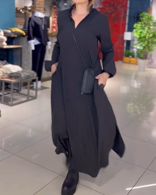 Sukienka Mila Maxi z Rozcięciem