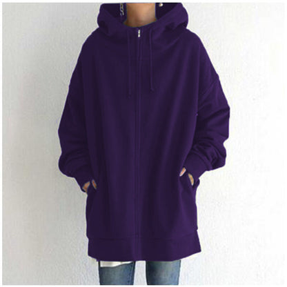 Kobiecy Fuzzy Sportowy Hoodie