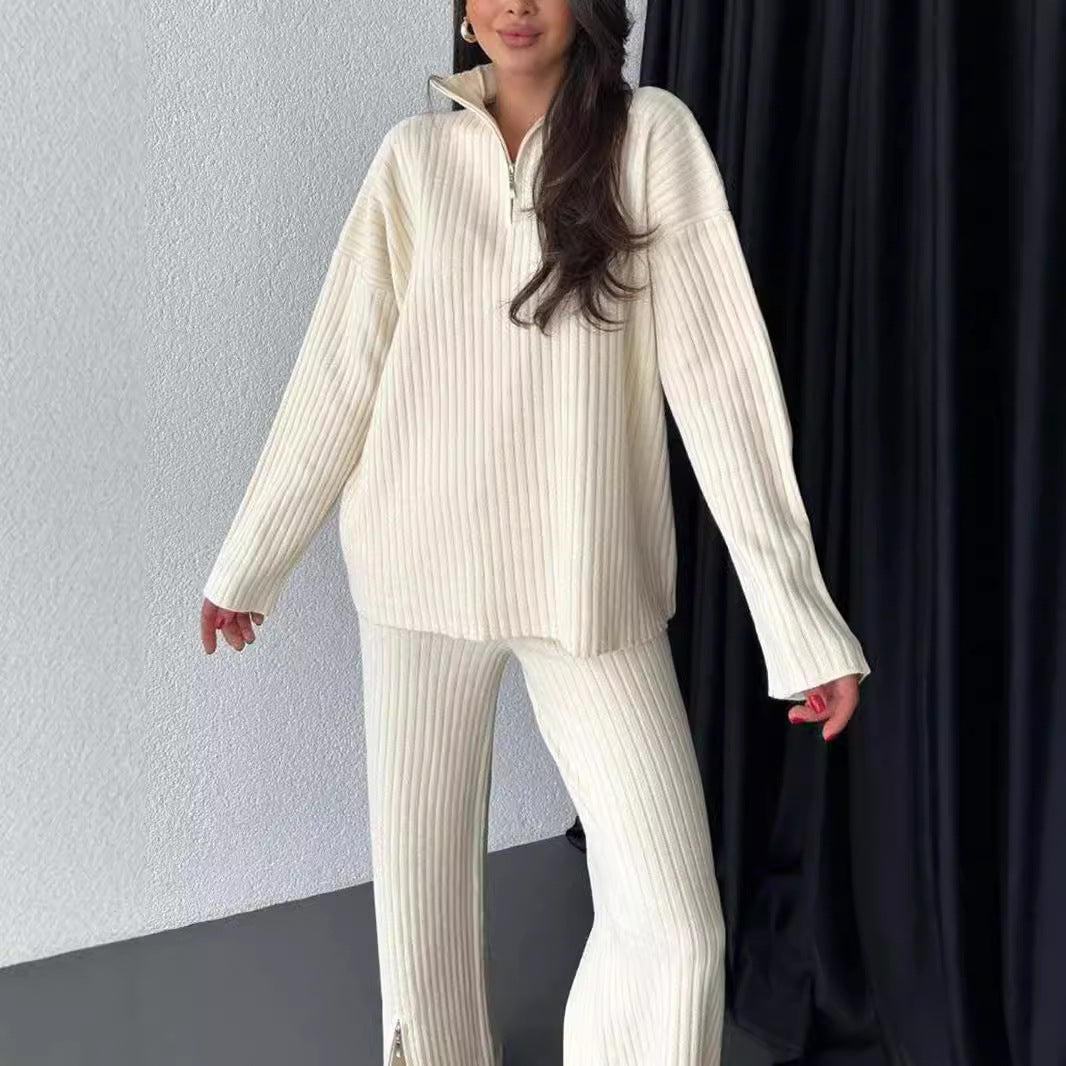 Stylowy Jesienny Zestaw Swetrowy