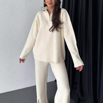 Stylowy Jesienny Zestaw Swetrowy