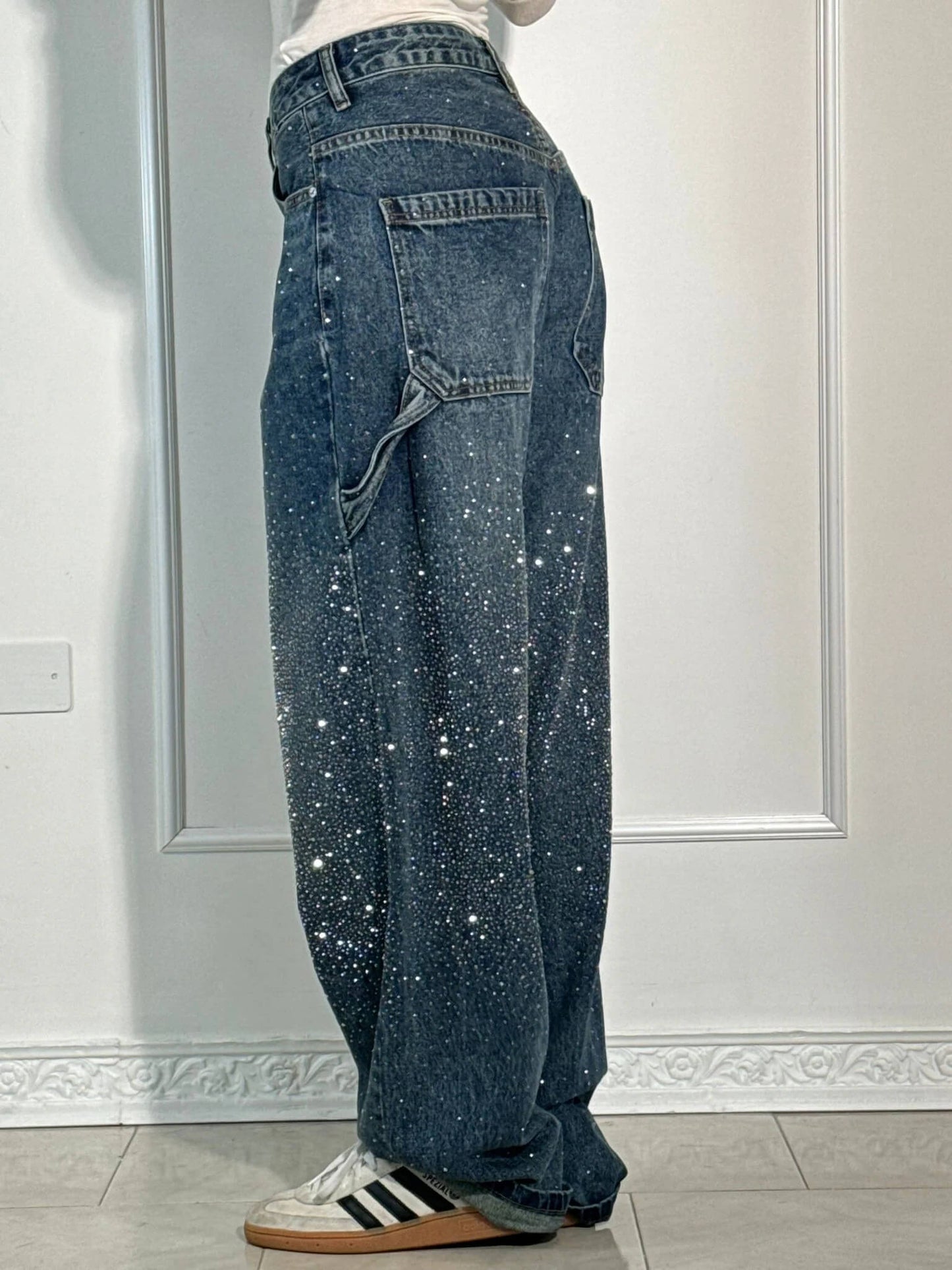 Megan | Diamentowe Jeansy Chic