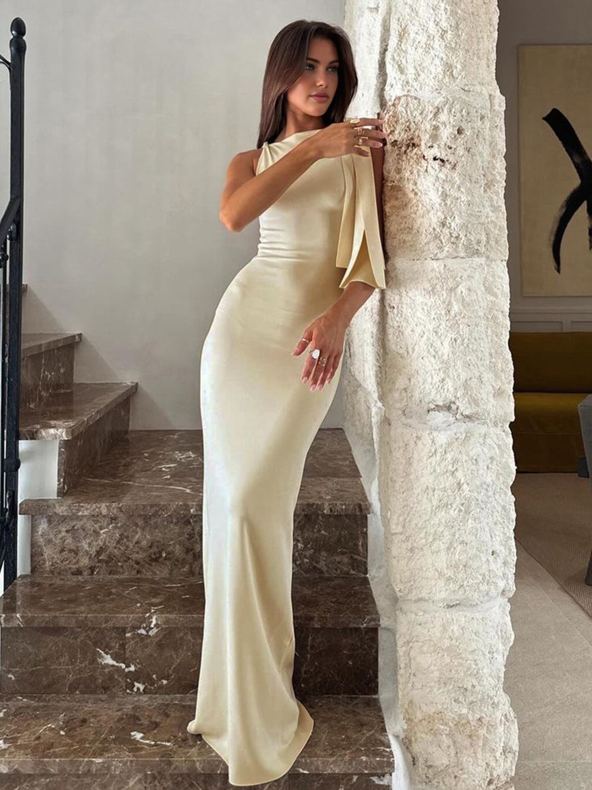 Penelopeia - Off-White Węzłowa Maxi