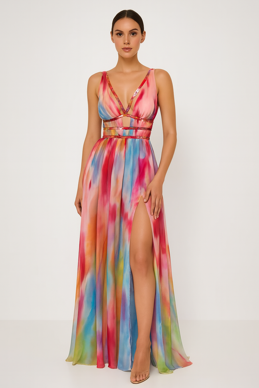 Freya™ | Sukienka Maxi Art