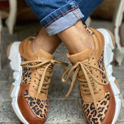 Crizzy | Stylowe Cętki Sneakersy