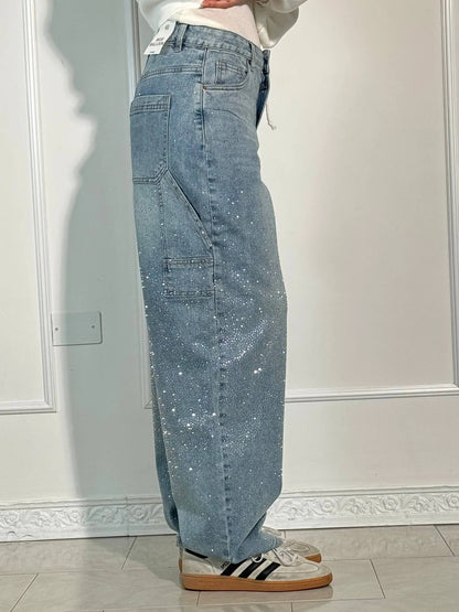 Megan | Diamentowe Jeansy Chic