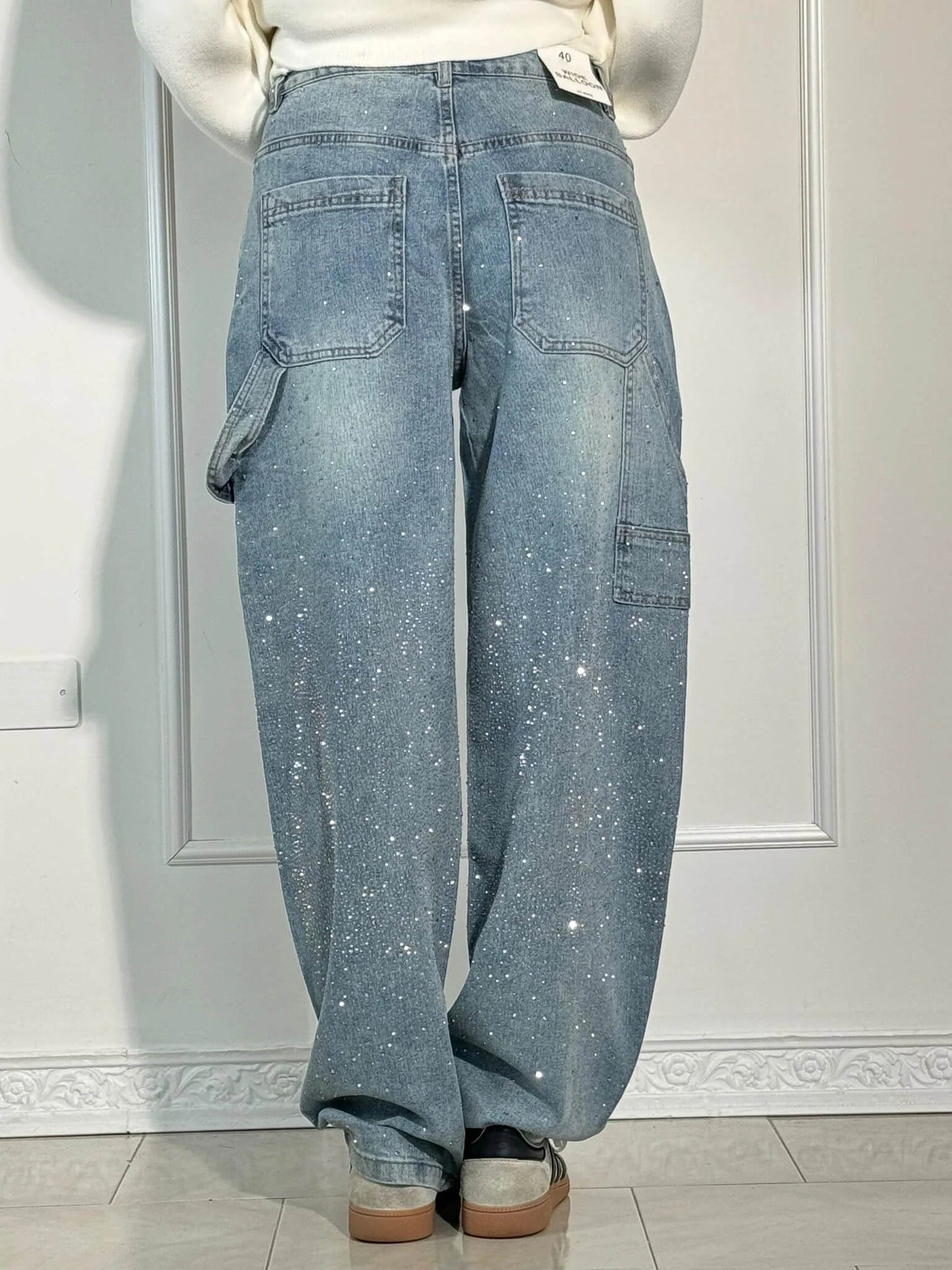 Megan | Diamentowe Jeansy Chic