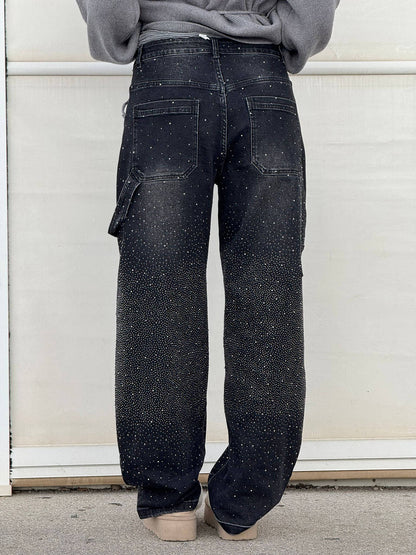 Megan | Diamentowe Jeansy Chic