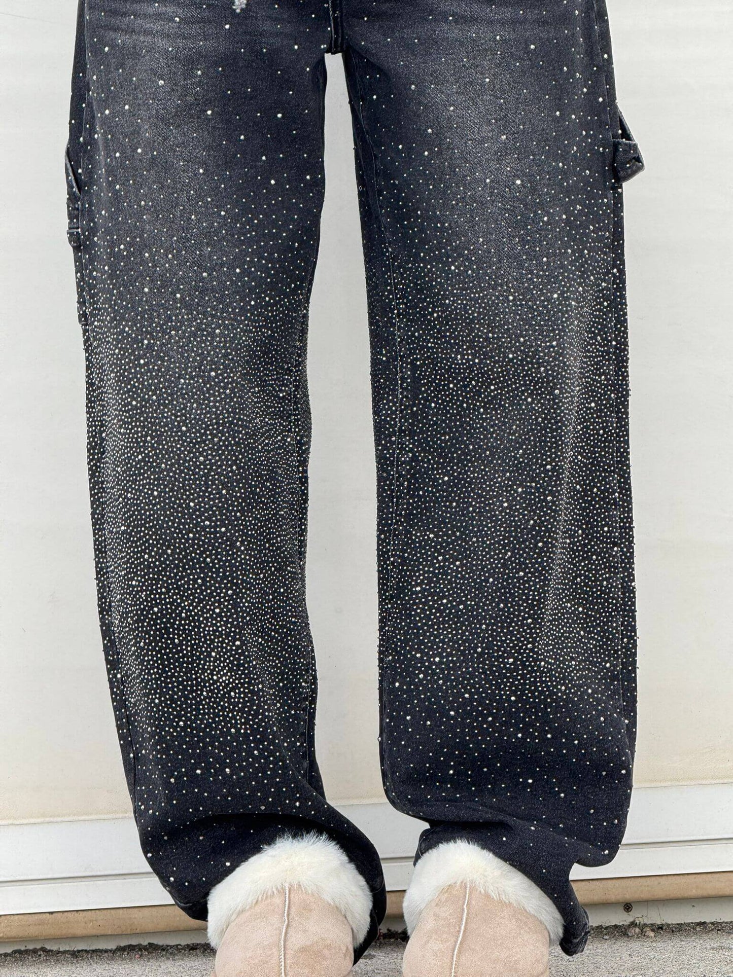 Megan | Diamentowe Jeansy Chic