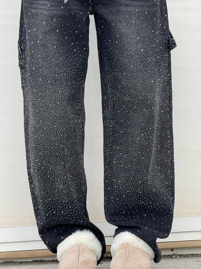 Megan | Diamentowe Jeansy Chic