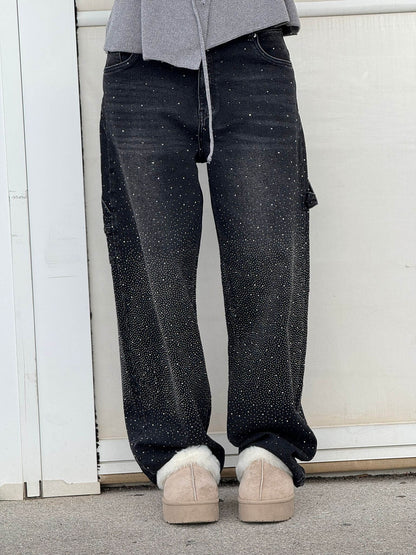 Megan | Diamentowe Jeansy Chic