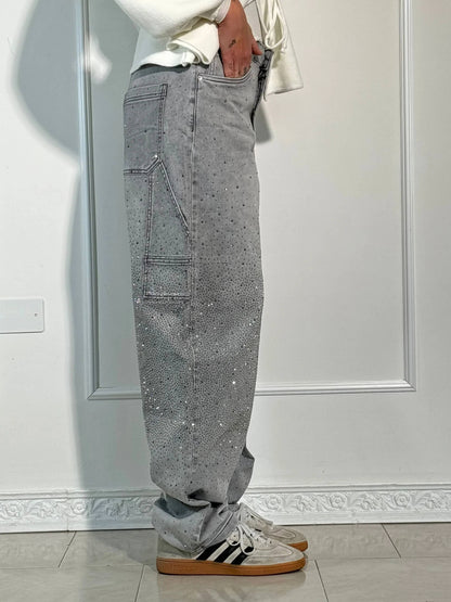 Megan | Diamentowe Jeansy Chic