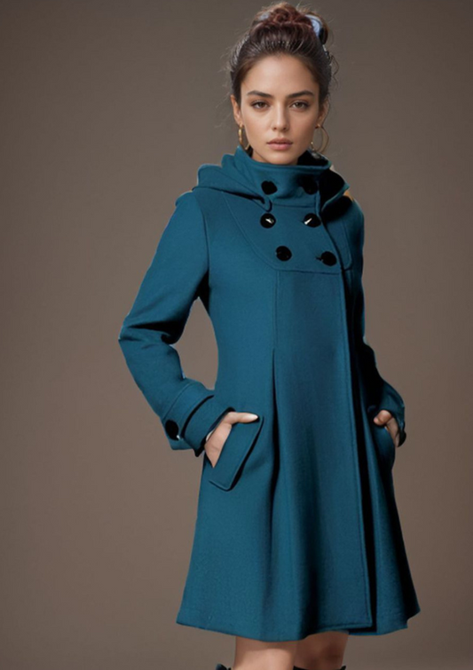 Charlotte™ | Stylowy Płaszcz z Kieszeniami