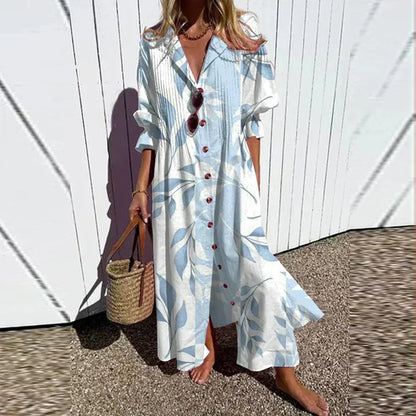Thalassaia - Boho Maxi Sukienka