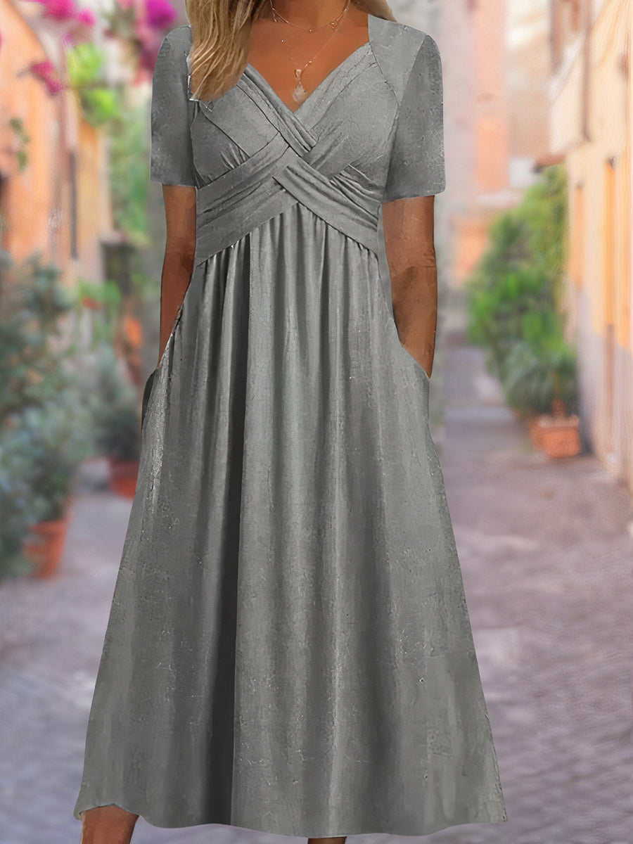 Sunniva – Sukienka Wrap Midi