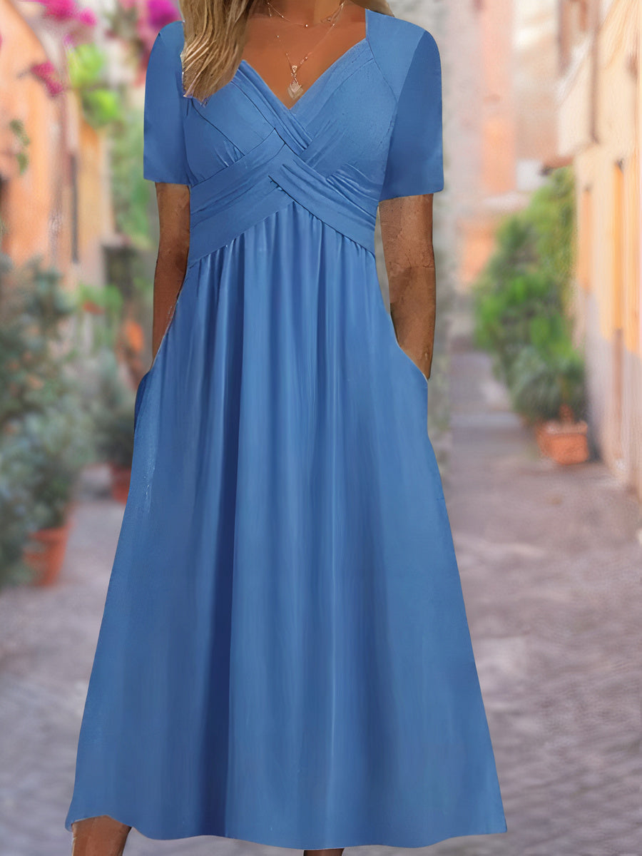 Sunniva – Sukienka Wrap Midi