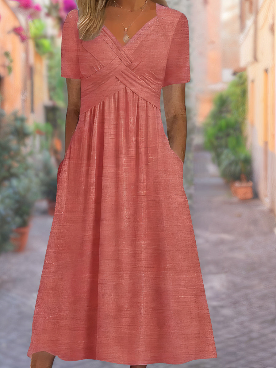 Sunniva – Sukienka Wrap Midi