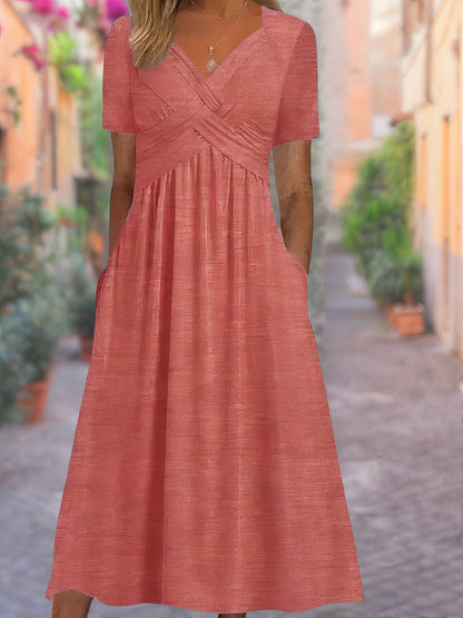 Sunniva – Sukienka Wrap Midi
