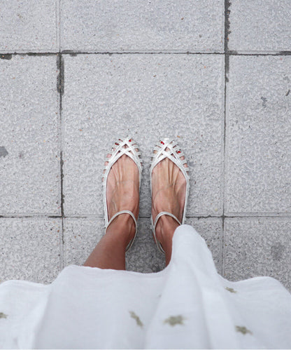 GIADA| Elegancka Balerina z Paskiem