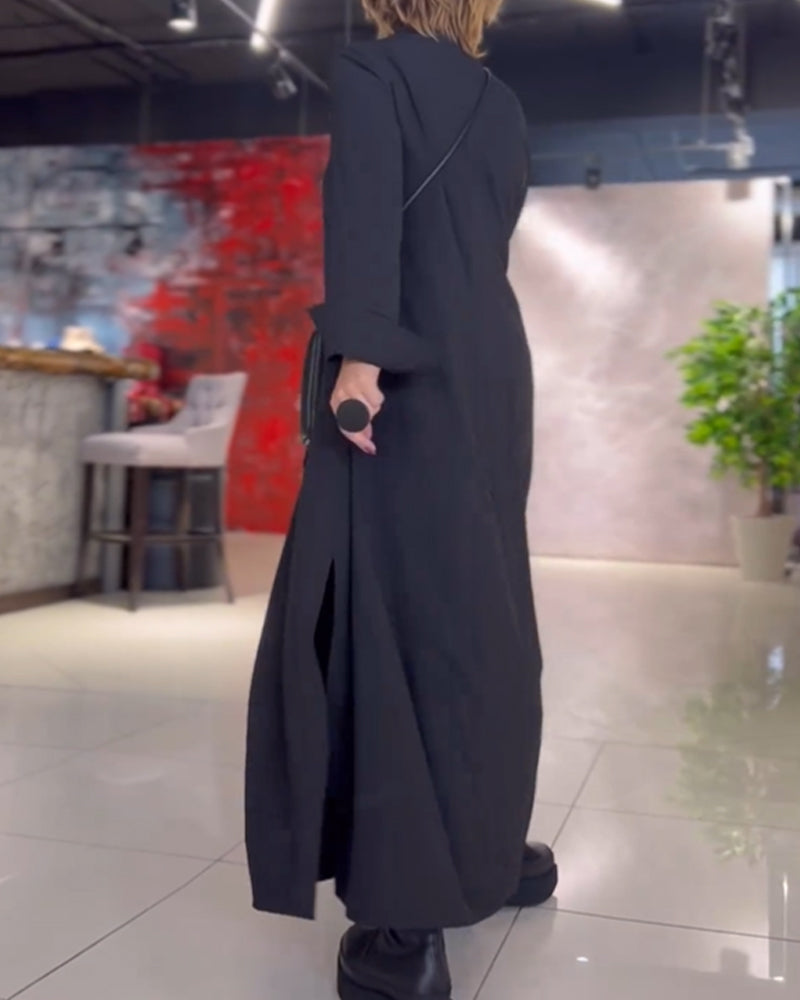 Sukienka Mila Maxi z Rozcięciem