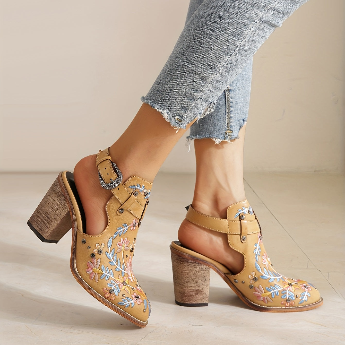 Rosine | Kwiatowe Botki Retro
