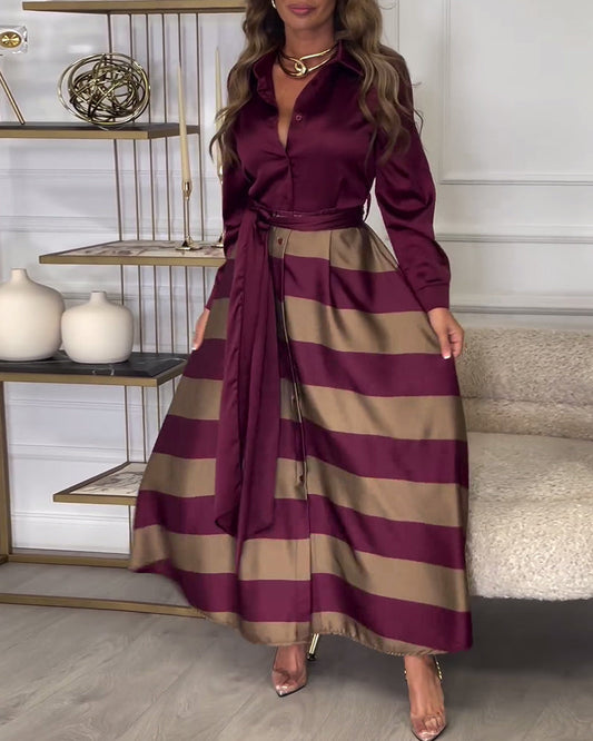 Sophie - Elegancka Sukienka Paskowa