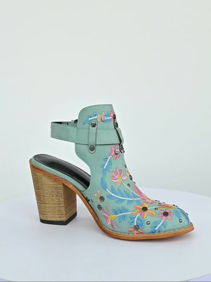 Rosine | Kwiatowe Botki Retro