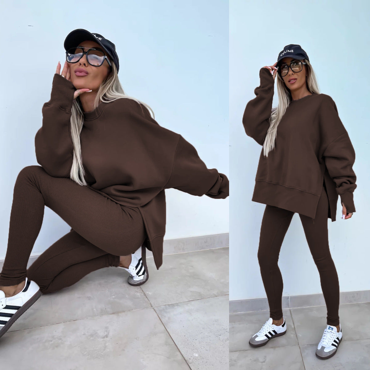 Modny Zestaw: Sweter i Spodnie