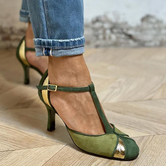Alona™ | Patchworkowe Szpilki T-Style