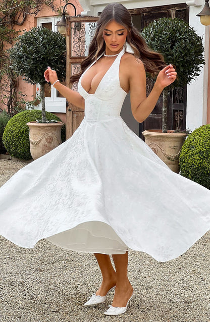 Ara | Sukienka Midi Halter