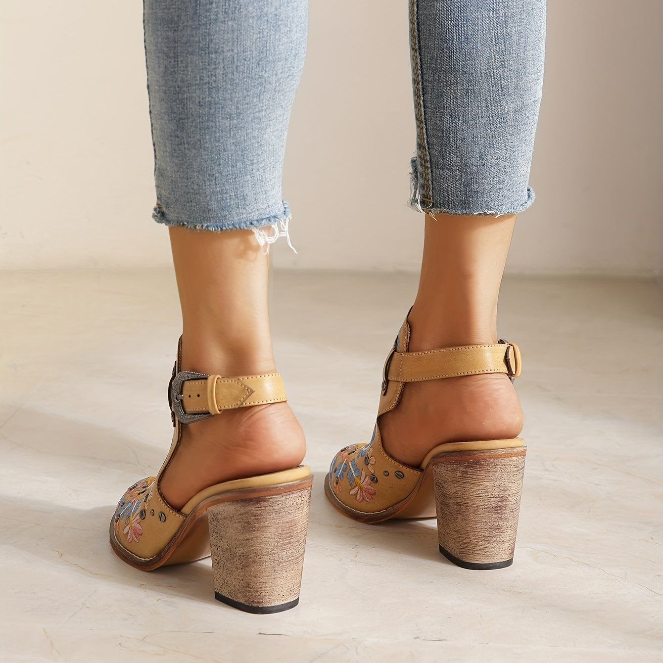 Rosine | Kwiatowe Botki Retro