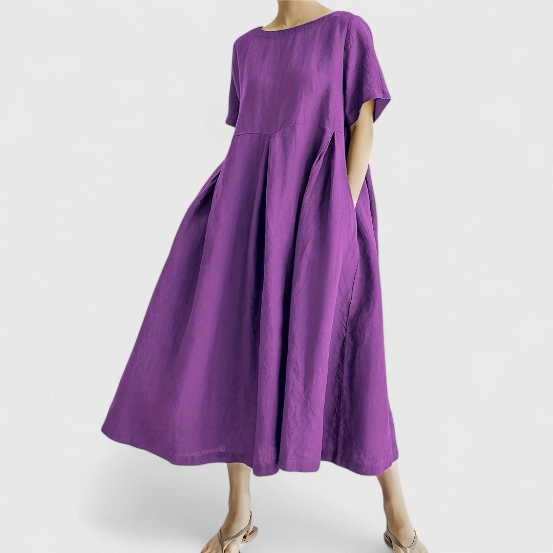 Aglaopeyne - Stylowa Maxi Sukienka