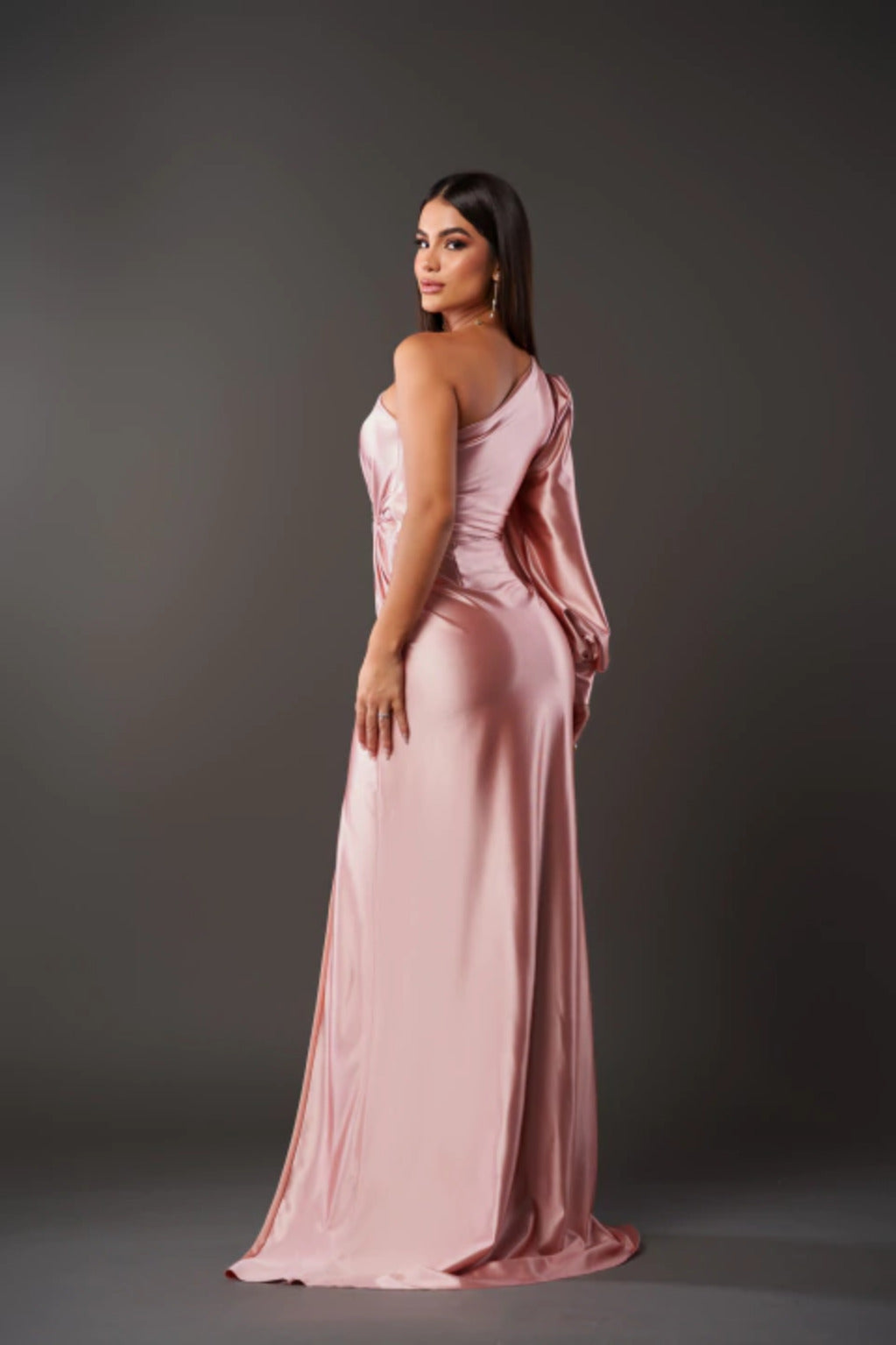 Harmoniaia - Sukienka Wieczorowa One-Shoulder