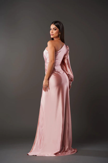 Harmoniaia - Sukienka Wieczorowa One-Shoulder