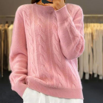 Nathalie Stylowy Sweter Dzianinowy