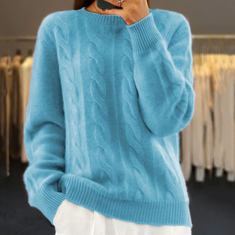 Nathalie Stylowy Sweter Dzianinowy