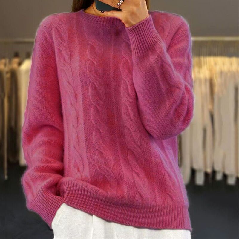 Nathalie Stylowy Sweter Dzianinowy